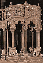 Pulpito del Duomo di Siena, di Nicola Pisano